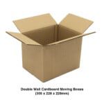 Double Wall Cardboard Moving Boxes 305 x 228 x 228mm (Pack of 15)