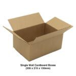 Single Wall Cardboard Boxes 305 x 215 x 130mm (Pack of 25)