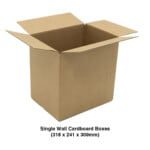 Single Wall Cardboard Boxes 318 x 241 x 309mm(Pack of 25)