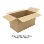 Single Wall Cardboard Boxes 573 x 317 x 325mm (Pack of 25)