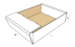 Single Wall Cardboard Boxes 403 x 398 x 118mm (Pack of 50)